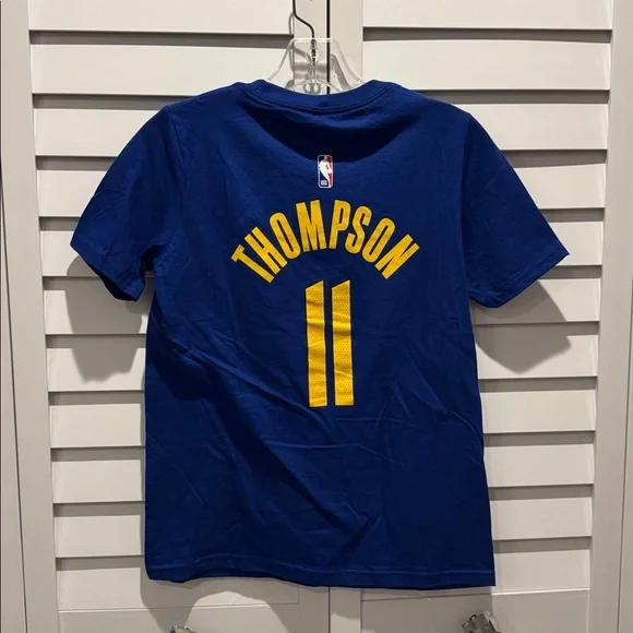 Nike NWT Golden State Warriors Thompson 11 Blue Short Tee. - Picture 5 of 7